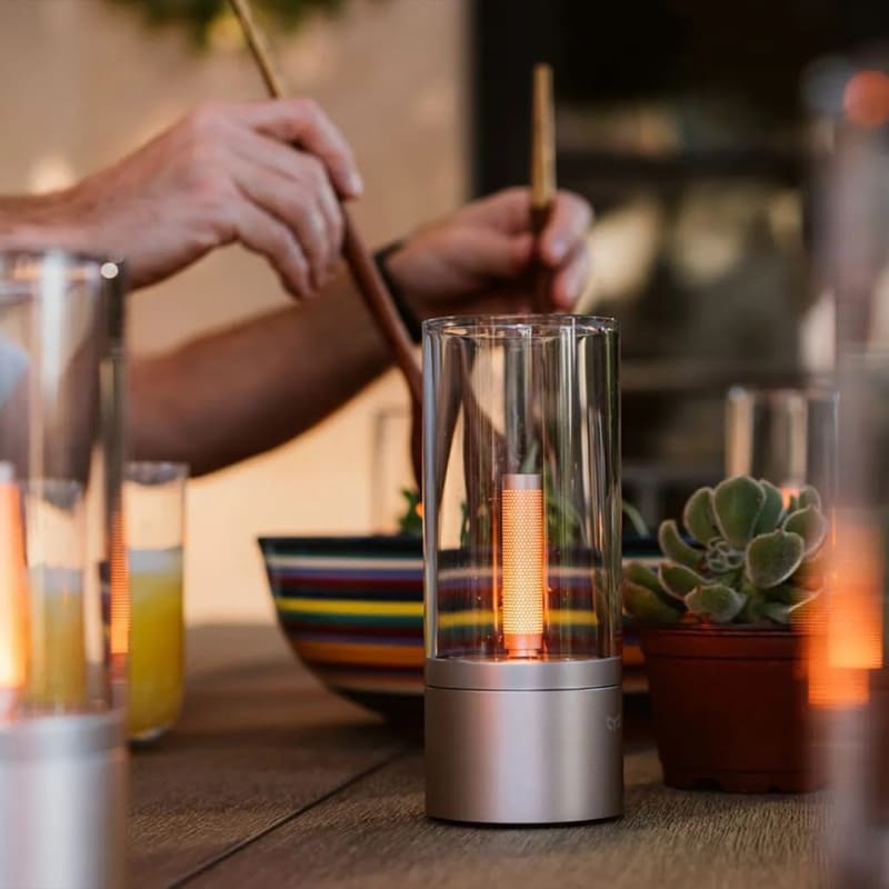 Luminária de Mesa Decorativa Portátil de LED - Iluminação Moderna e Elegante