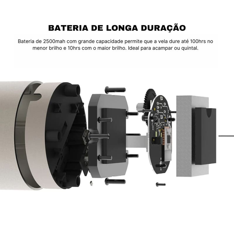 Luminária de Mesa Decorativa Portátil de LED - Iluminação Moderna e Elegante