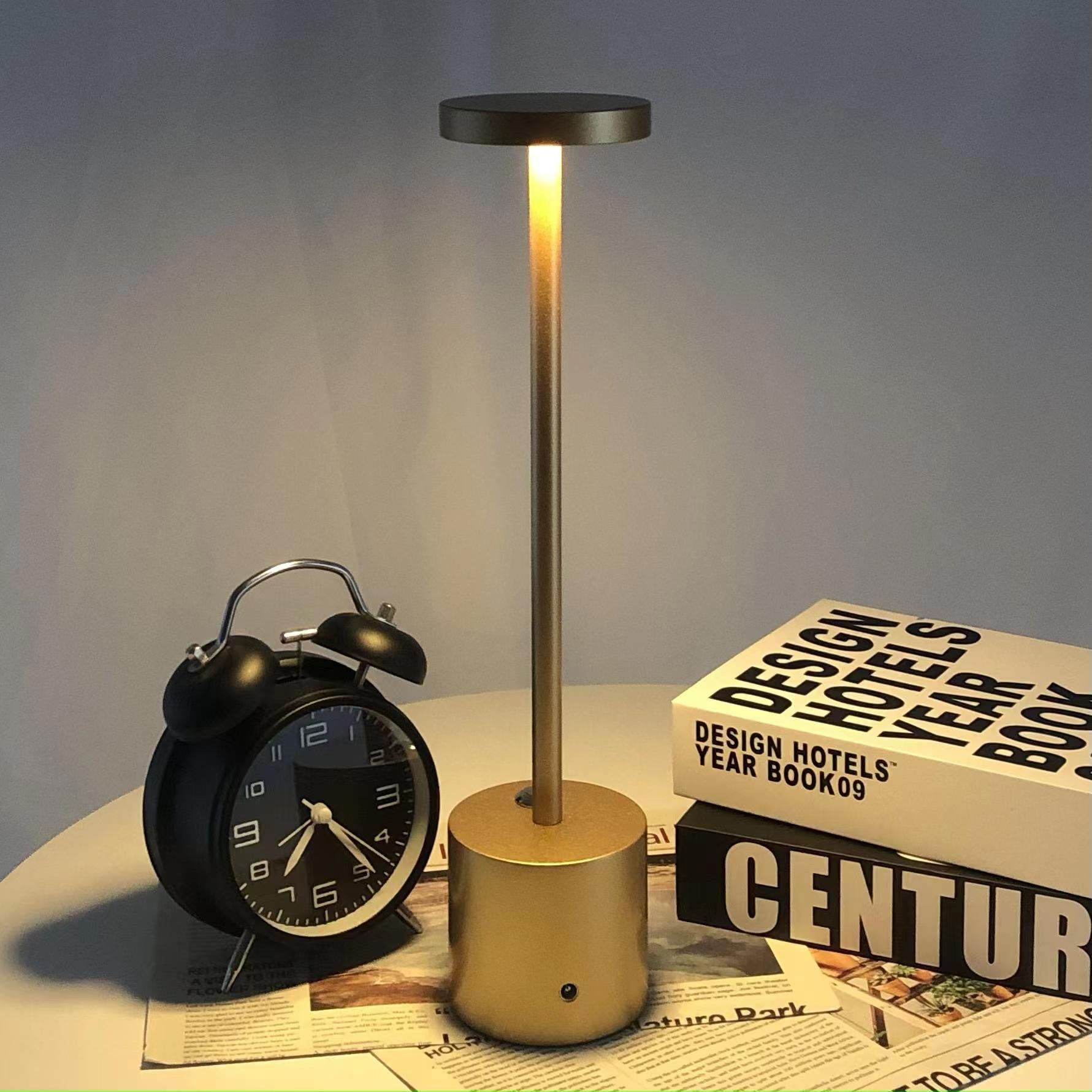 Luminária de Mesa Decorativa Recarregável Sem Fio - Iluminação Moderna