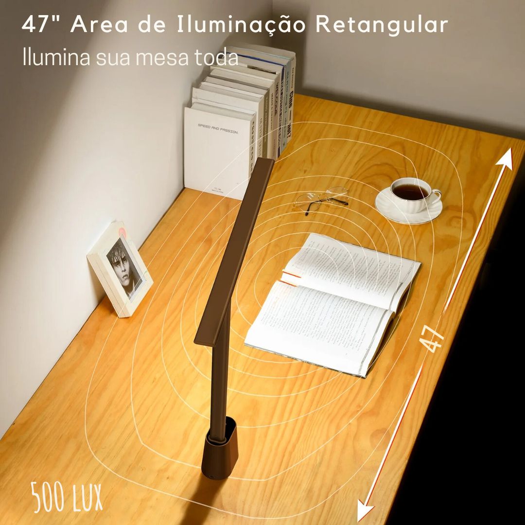 Luminária de Mesa Inteligente com Ajuste Automático de Luz - Baseus