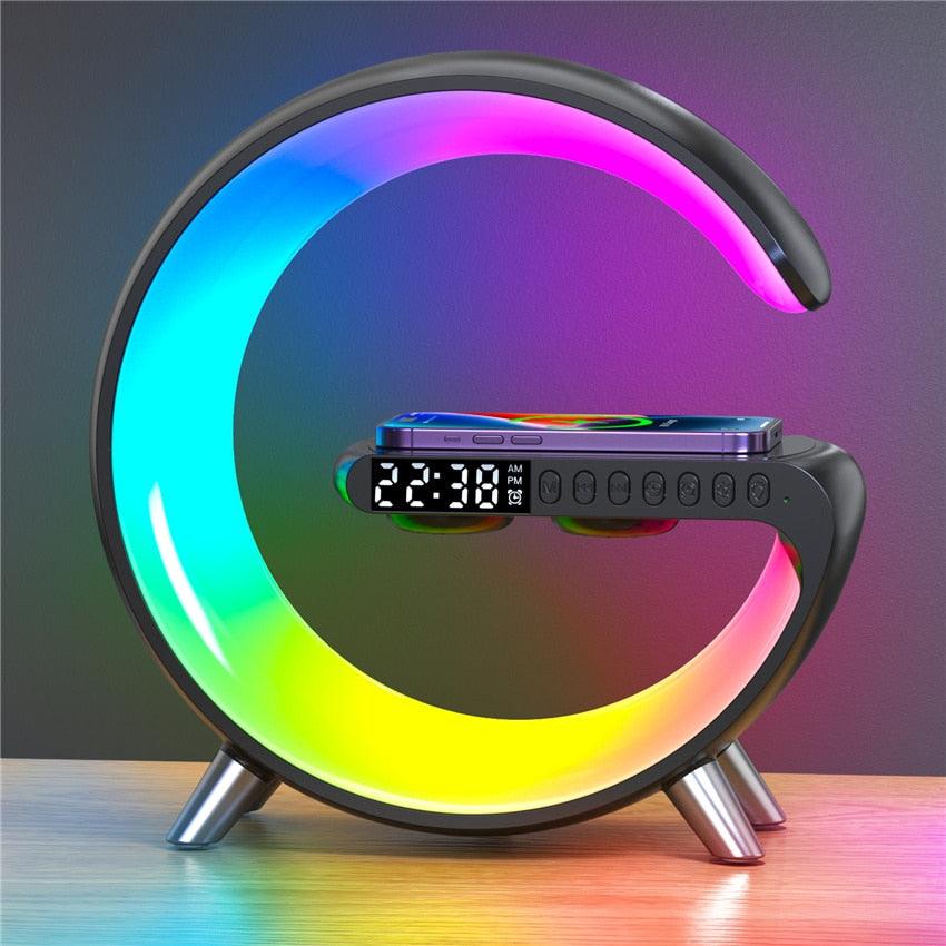 Luminária de Mesa Inteligente com Alto-falante Bluetooth Multifuncional