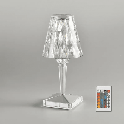 Luminária de Mesa LED Diamante USB 3 em 1 Sem Fio - Iluminação Moderna e Portátil