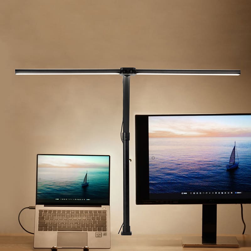 Luminária de Mesa LED Flexível em Alumínio para Escritório