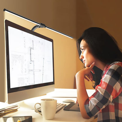 Luminária de Mesa LED Flexível para Escritório em Alumínio