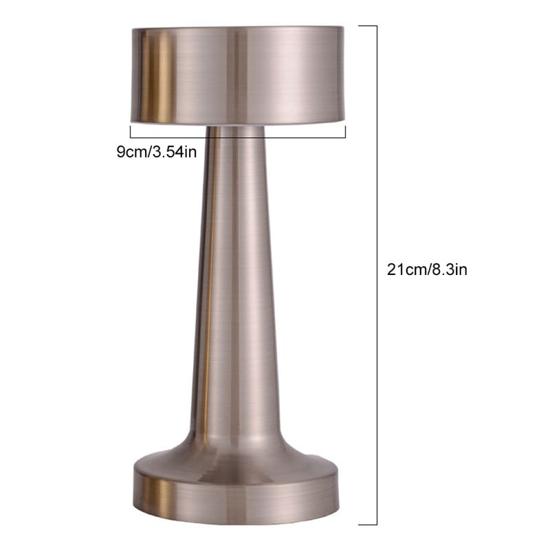 Luminária de Mesa LED Retrô Recarregável para Decoração