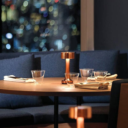 Luminária de Mesa LED Retrô Recarregável para Decoração
