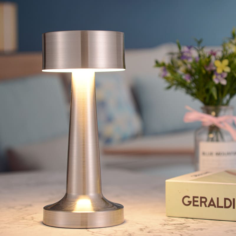 Luminária de Mesa LED Retrô Recarregável para Decoração