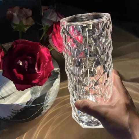 Luminária de Mesa LED Sem Fio com 3 a 16 Cores Premium Rosa
