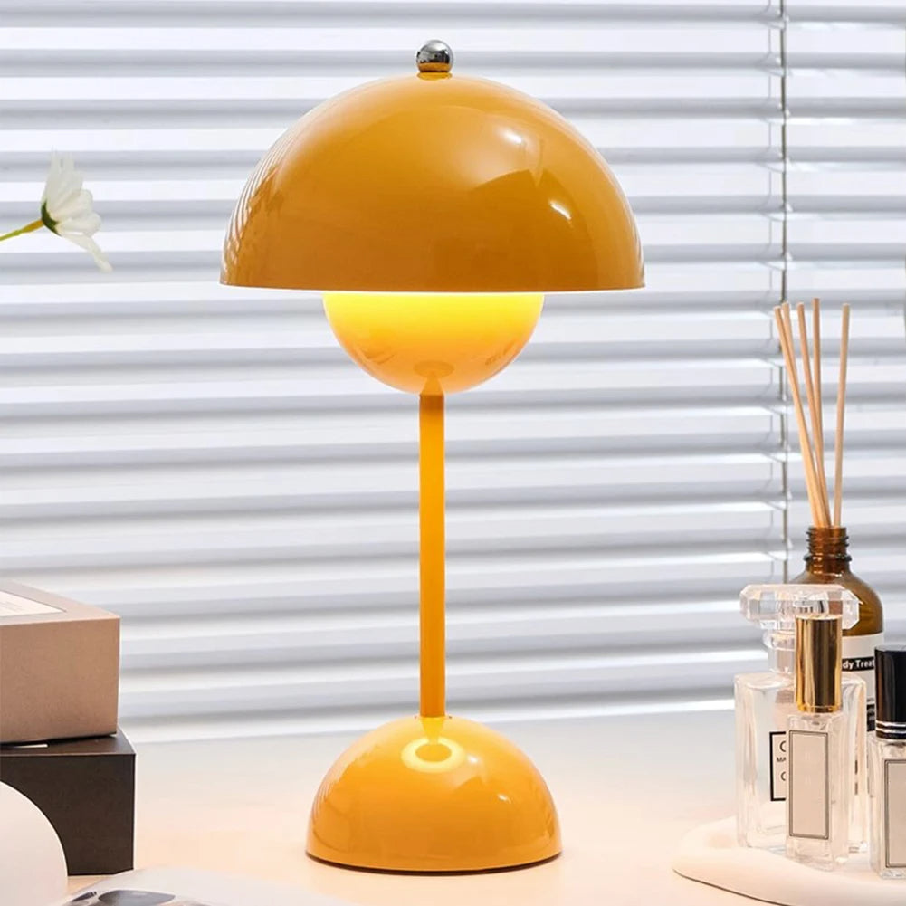 Luminária de Mesa LED Touch Estilo Cogumelo - Iluminação Moderna e Funcional