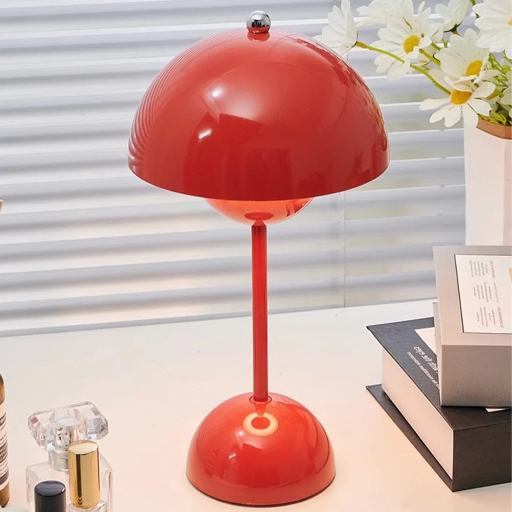 Luminária de Mesa LED Touch Estilo Cogumelo - Iluminação Moderna e Funcional