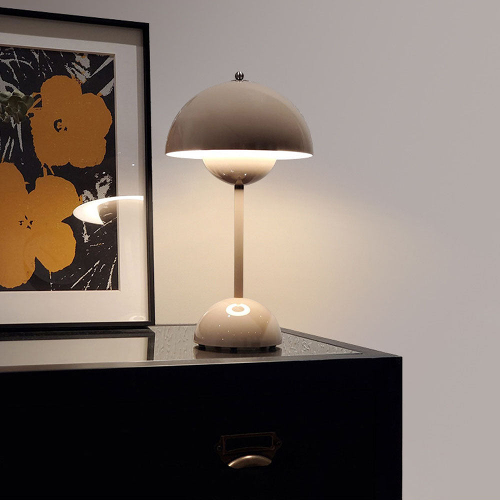 Luminária de Mesa LED Touch Estilo Cogumelo - Iluminação Moderna e Funcional