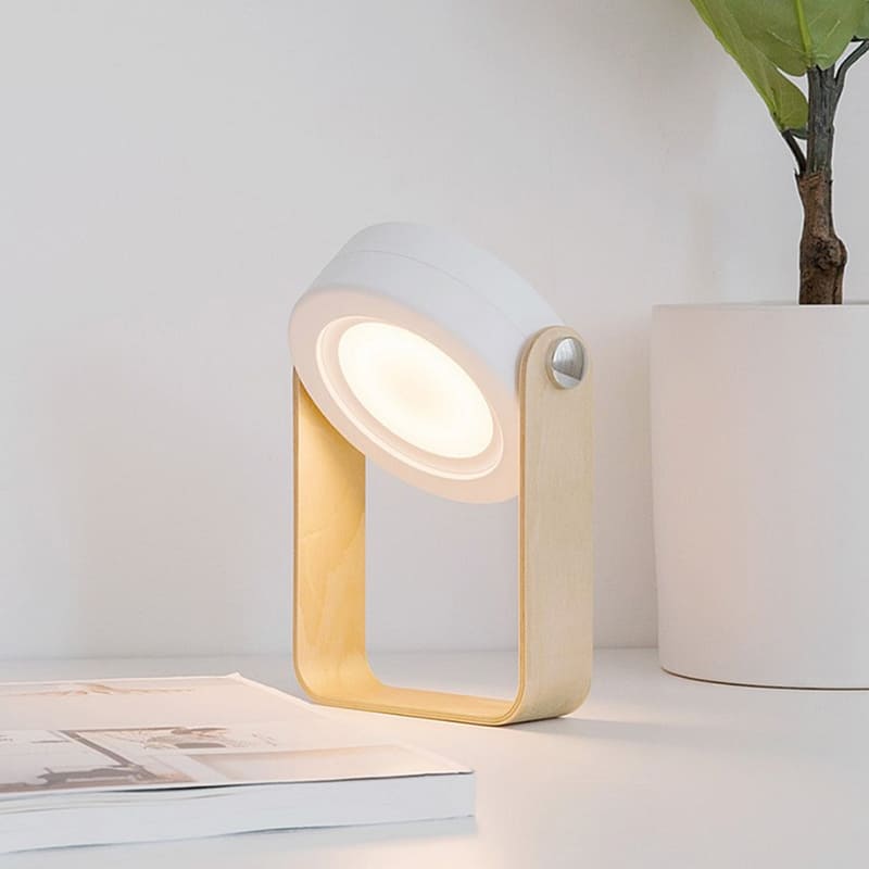 Luminária de Mesa LED com Alça para Leitura - Iluminação Moderna e Funcional