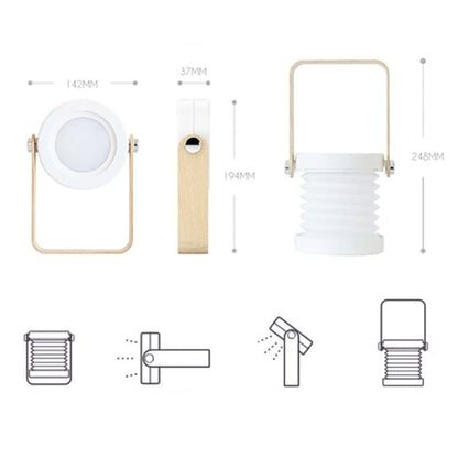Luminária de Mesa LED com Alça para Leitura - Iluminação Moderna e Funcional