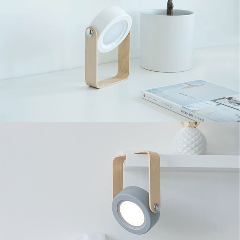Luminária de Mesa LED com Alça para Leitura - Iluminação Moderna e Funcional