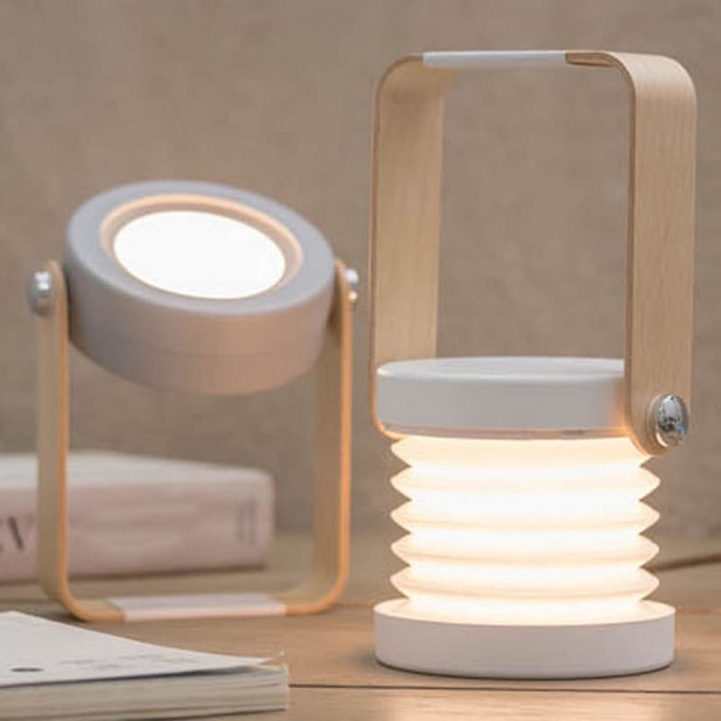 Luminária de Mesa LED com Alça para Leitura - Iluminação Moderna e Funcional