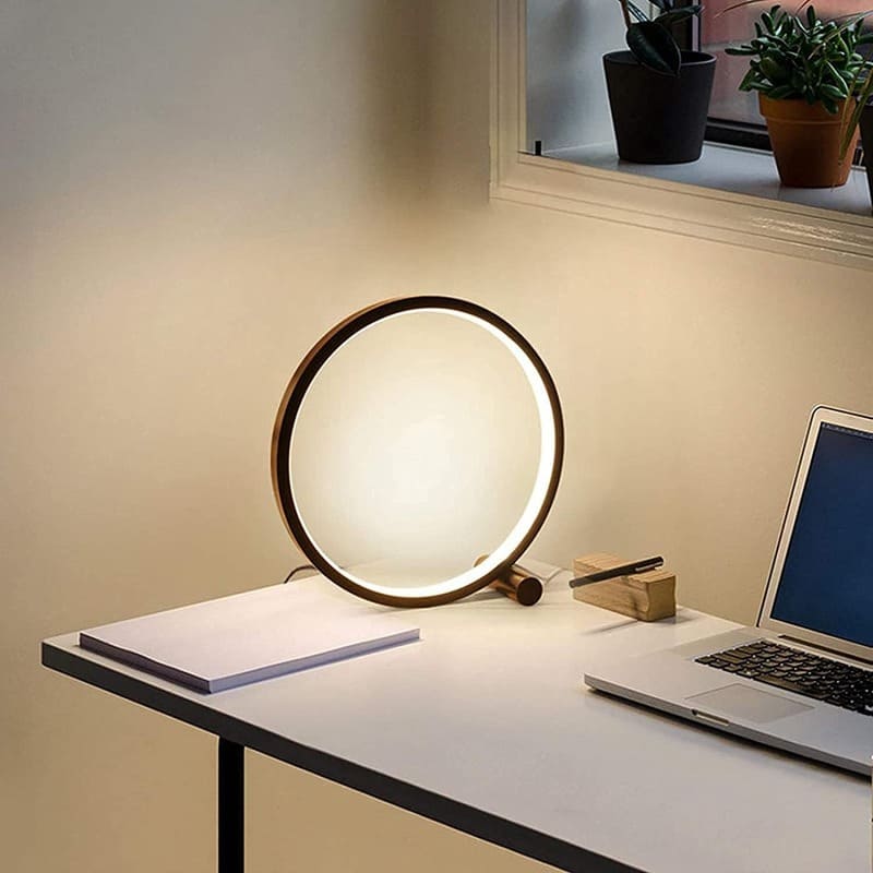 Luminária de Mesa Moderna em Alumínio com Controle Touch