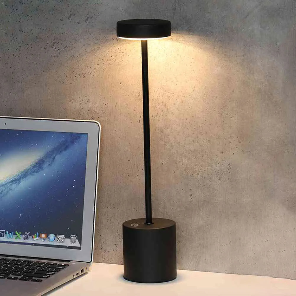 Luminária de Mesa Portátil Sem Fio com Luz LED