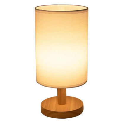 Luminária de Mesa com Cúpula de Linho - Iluminação Elegante para Escritório e Sala