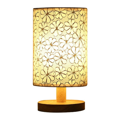 Luminária de Mesa com Cúpula de Linho - Iluminação Elegante para Escritório e Sala
