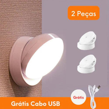 Luminária de Parede Externa com Sensor de Presença para Iluminação Automática