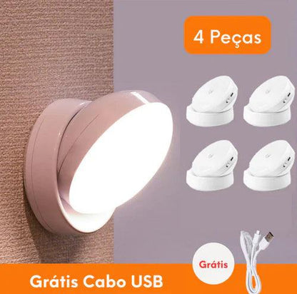 Luminária de Parede Externa com Sensor de Presença para Iluminação Automática