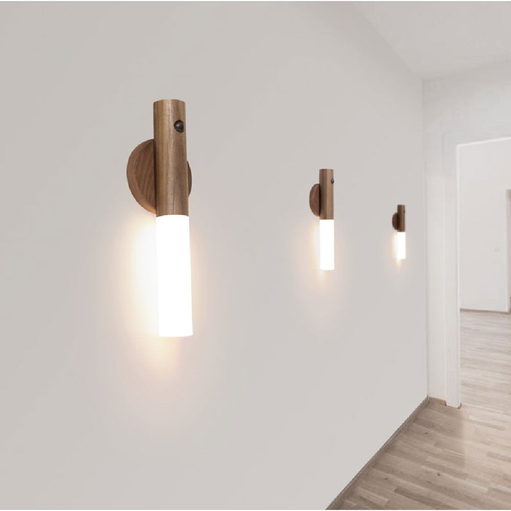 Luminária de Parede LED Recarregável Sem Fio com Sensor de Movimento