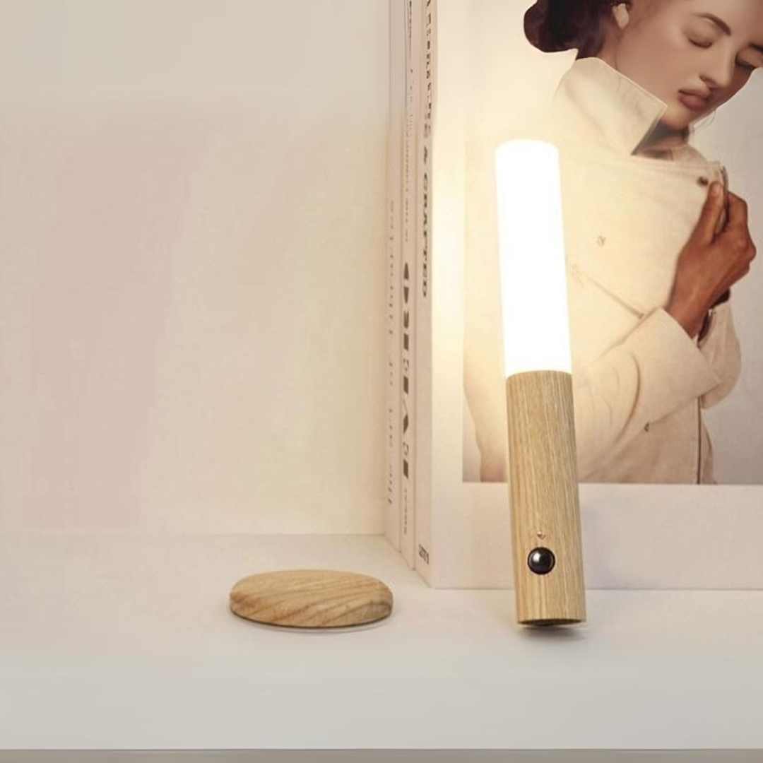 Luminária de Parede LED Recarregável Sem Fio com Sensor de Movimento