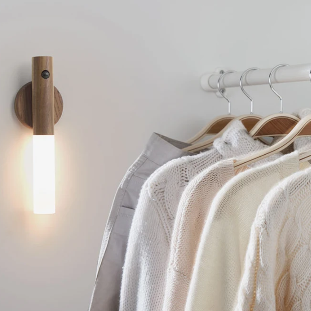 Luminária de Parede LED Recarregável Sem Fio com Sensor de Movimento