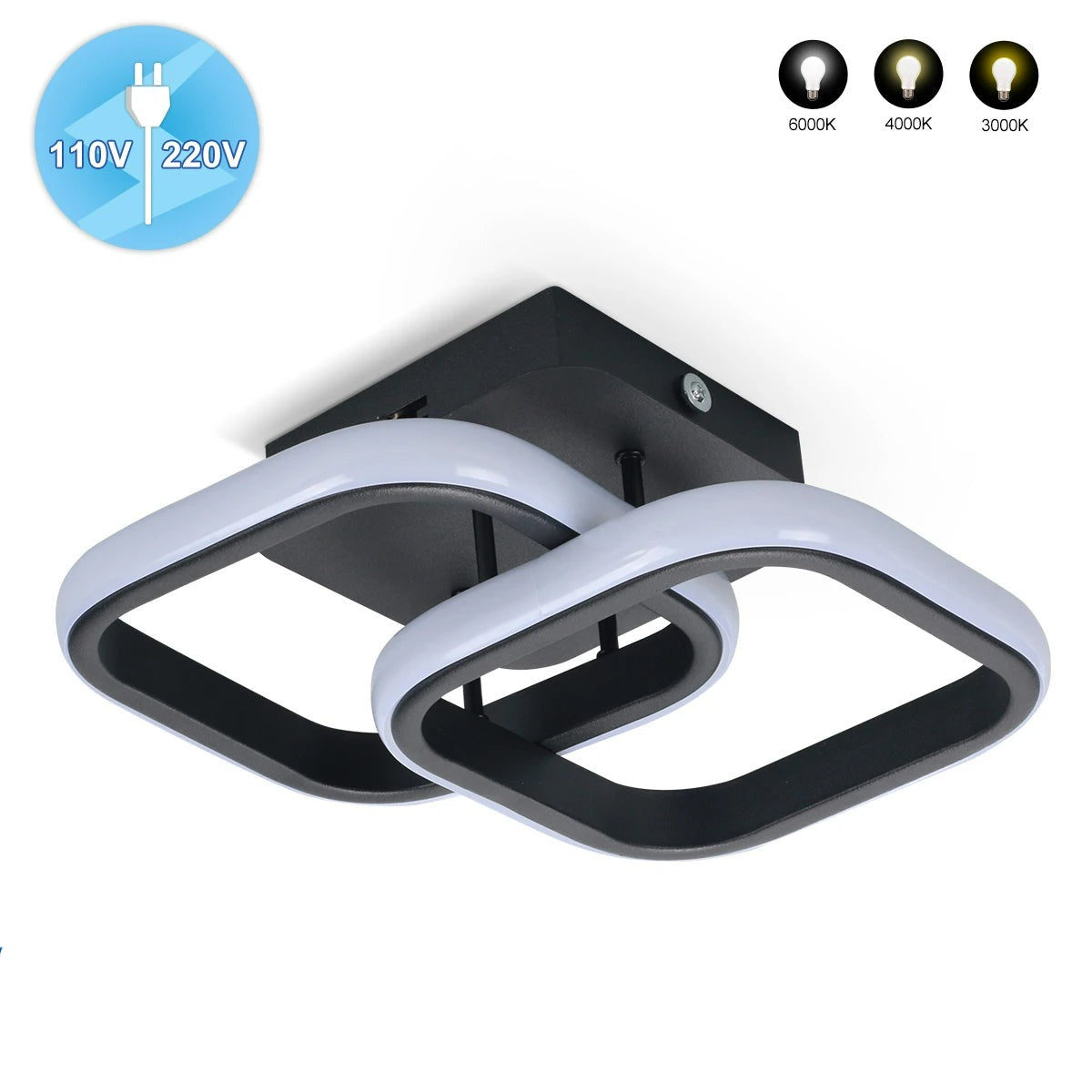 Luminária de Teto LED Moderna com Design Elegante e Eficiente