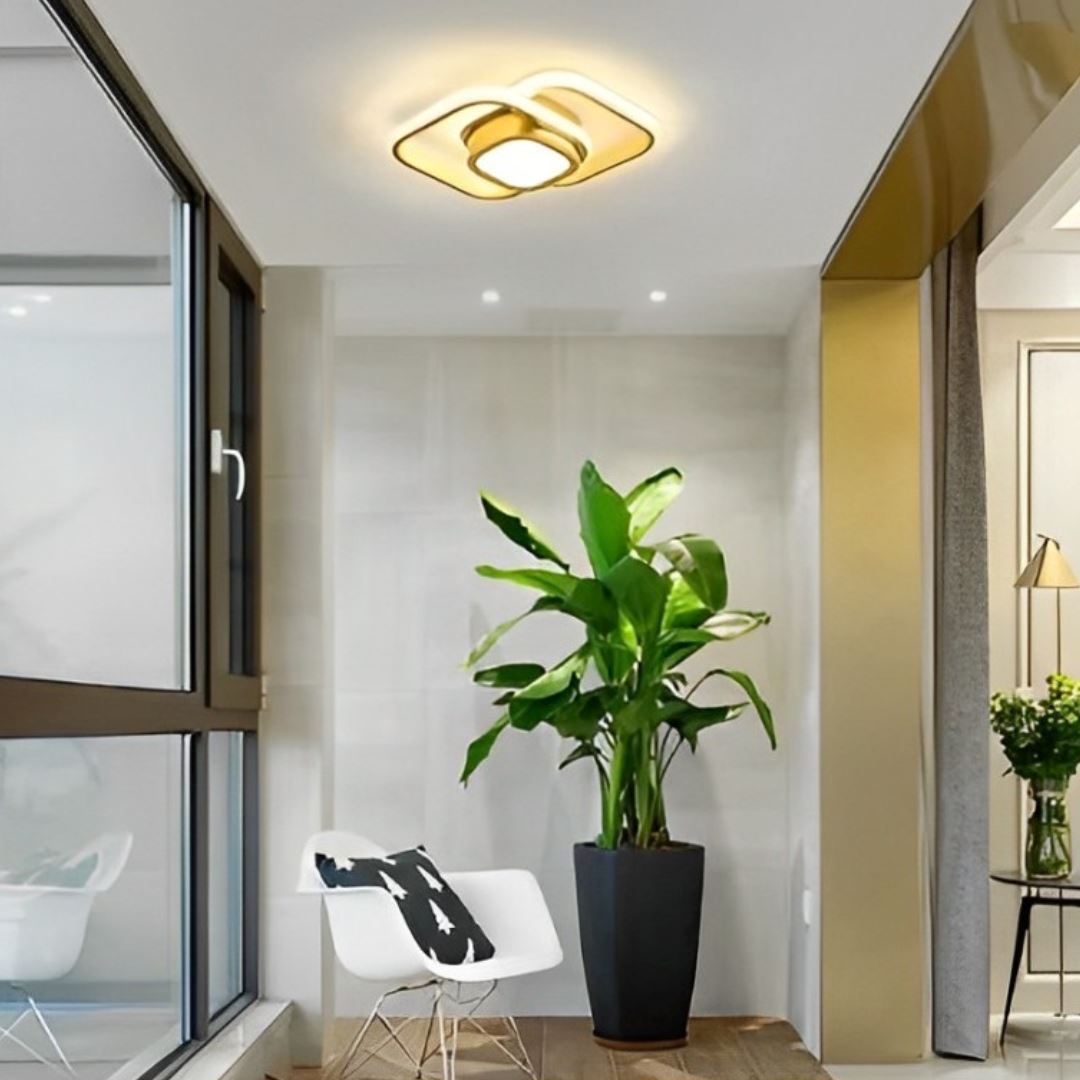 Luminária de Teto LED Plafon Sobrepor Milan - Iluminação Moderna para Ambientes