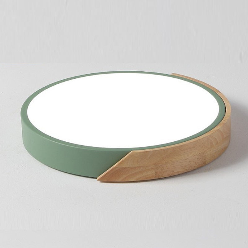 Luminária de Teto LED Redonda Estilo Nórdico – Plafon Moderno para Iluminação