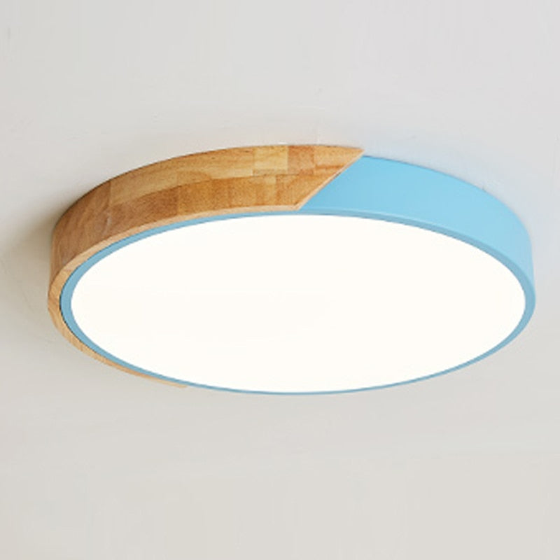 Luminária de Teto LED Redonda Estilo Nórdico – Plafon Moderno para Iluminação