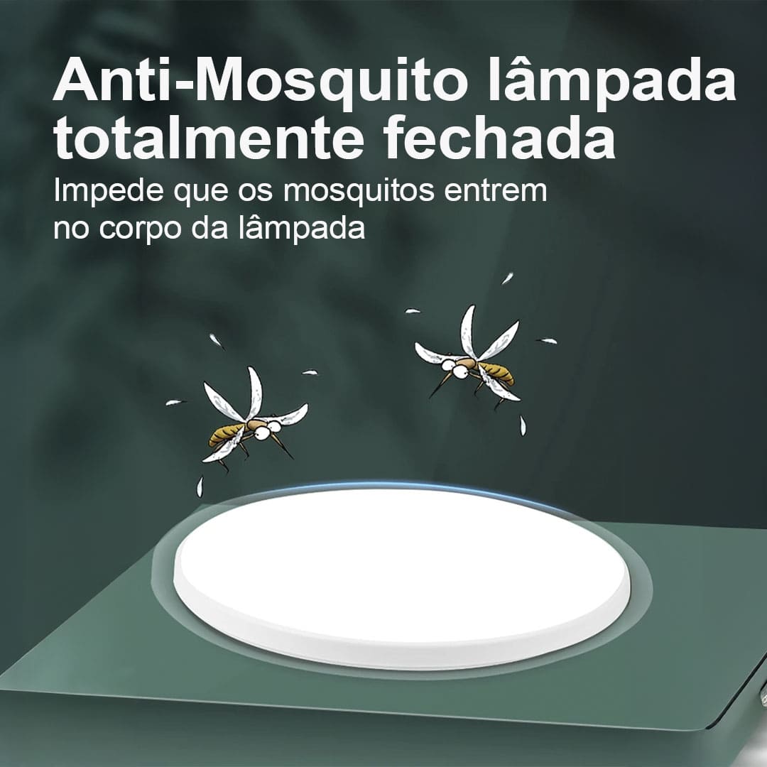 Luminária de Teto LED Redonda Moderna para Sobrepor - Iluminação Elegante