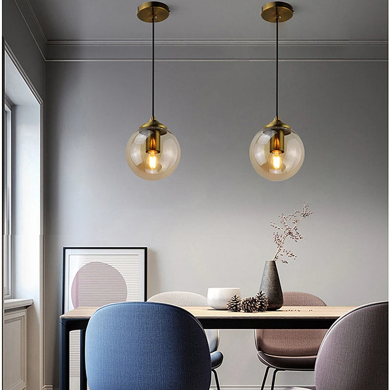 Luminária de Teto Minimalista LED - Pendentes Modernos para Iluminação