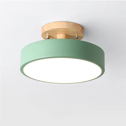 Luminária de Teto Plafon Redondo LED Estilo Nórdico para Iluminação Moderna