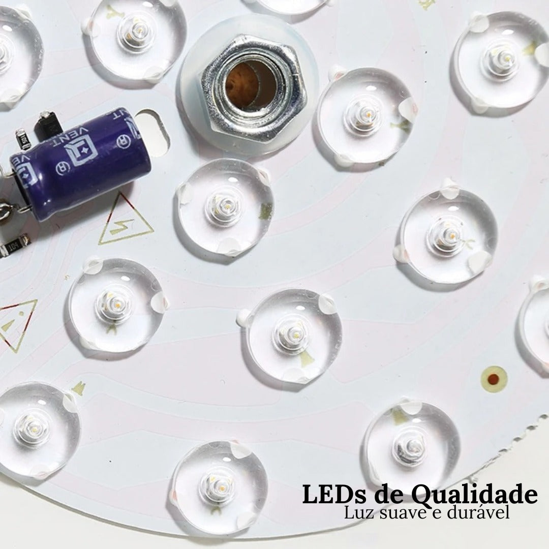 Luminária de Teto Plafon Redondo LED Estilo Nórdico para Iluminação Moderna