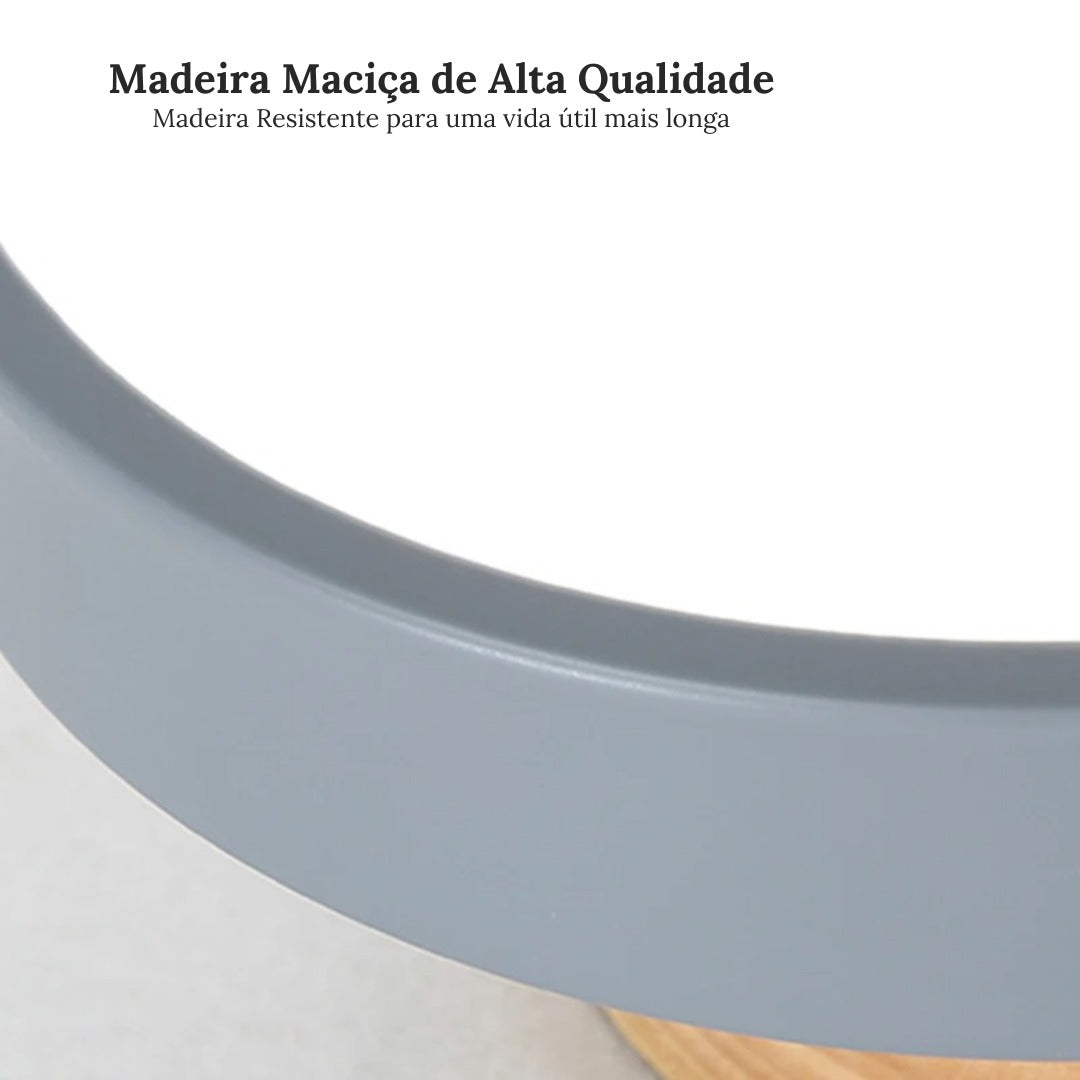 Luminária de Teto Plafon Redondo LED Estilo Nórdico para Iluminação Moderna