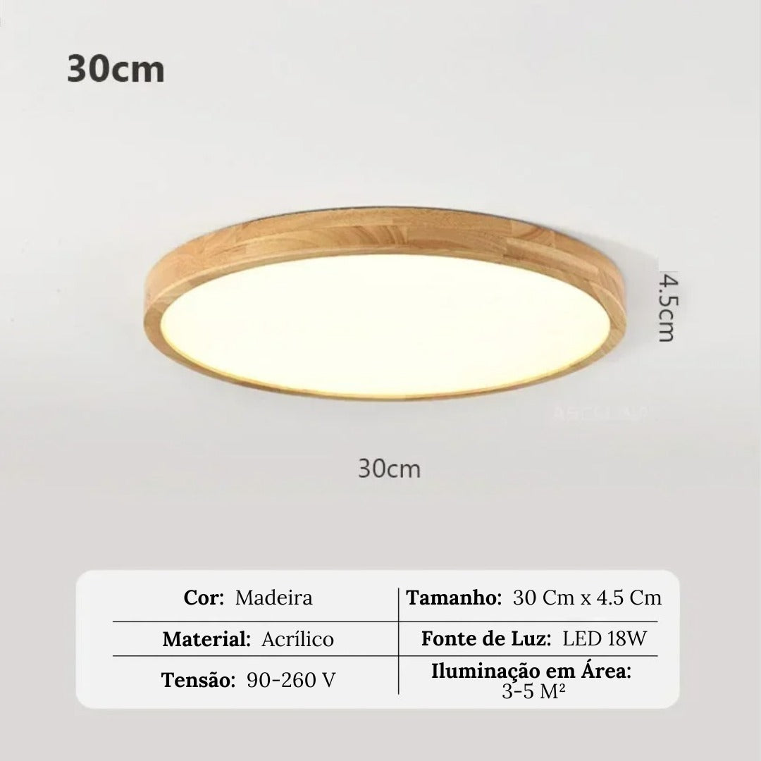 Luminária de Teto Plafon Redondo LED Moderna - Iluminação Elegante e Eficiente