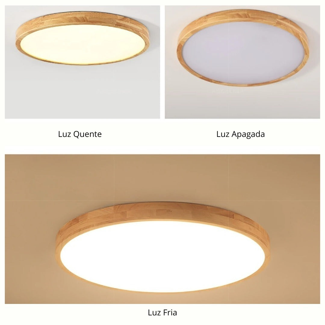 Luminária de Teto Plafon Redondo LED Moderna - Iluminação Elegante e Eficiente