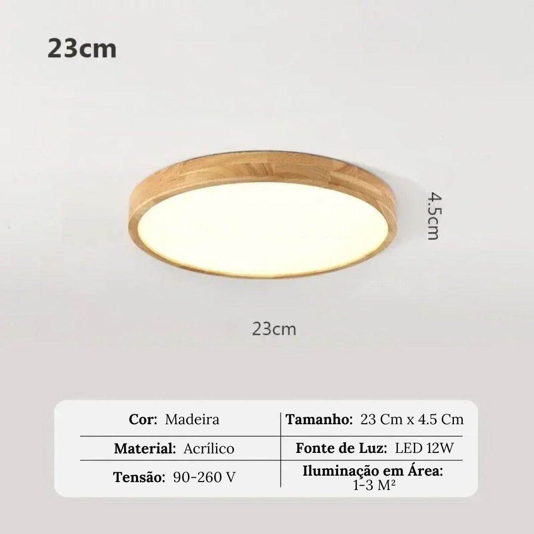 Luminária de Teto Plafon Redondo LED Moderna - Iluminação Elegante e Eficiente