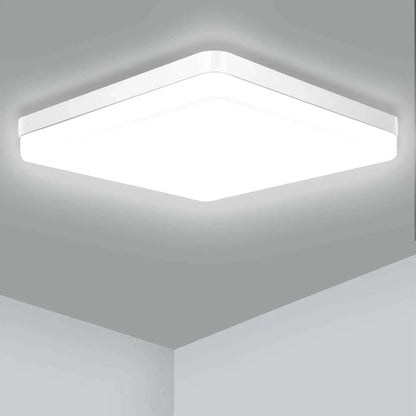 Luminária de Teto Quadrada LED Bivolt - Iluminação Moderna e Eficiente