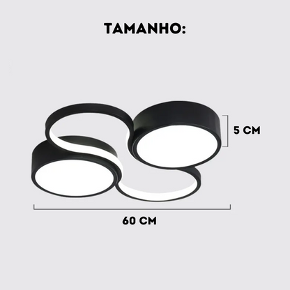 Luminária de Teto Redonda LED Plafon – Iluminação Moderna e Eficiente