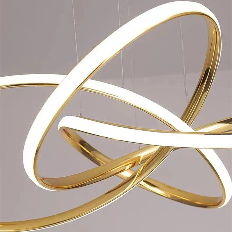 Lustre Elegante para Sala de Estar - Golden Evolut