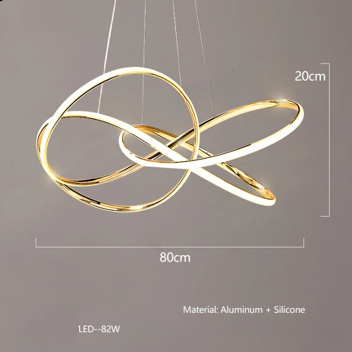 Lustre Elegante para Sala de Estar - Golden Evolut