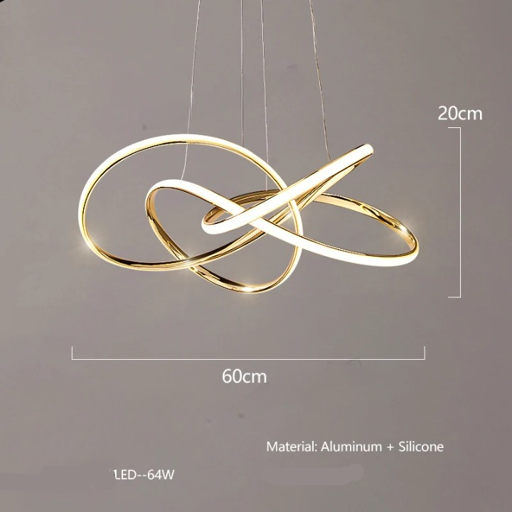 Lustre Elegante para Sala de Estar - Golden Evolut