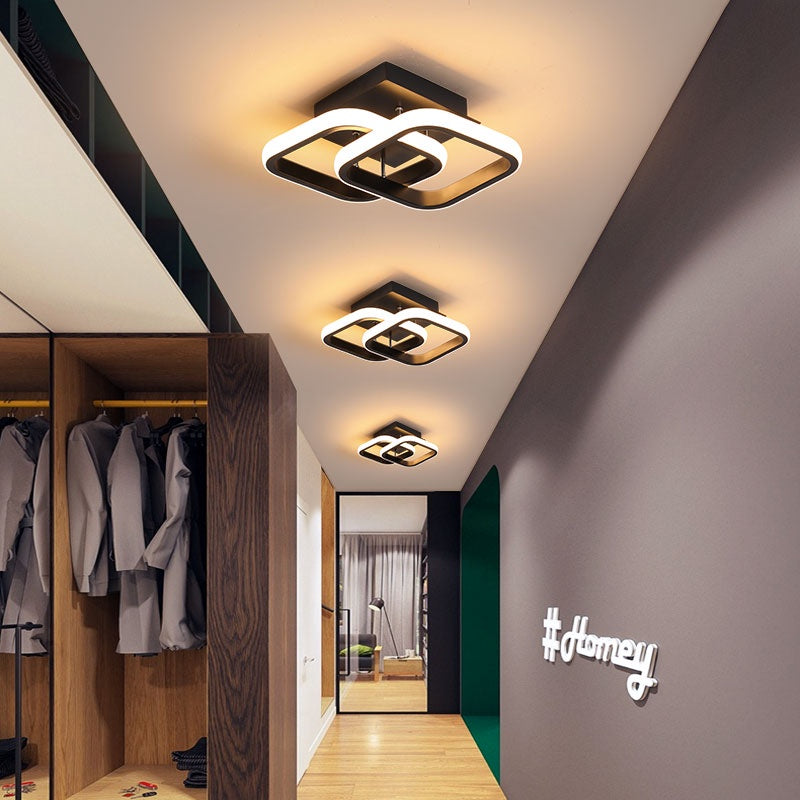 Lustre Moderno em LED para Sala de Estar - Iluminação Elegante e Eficiente