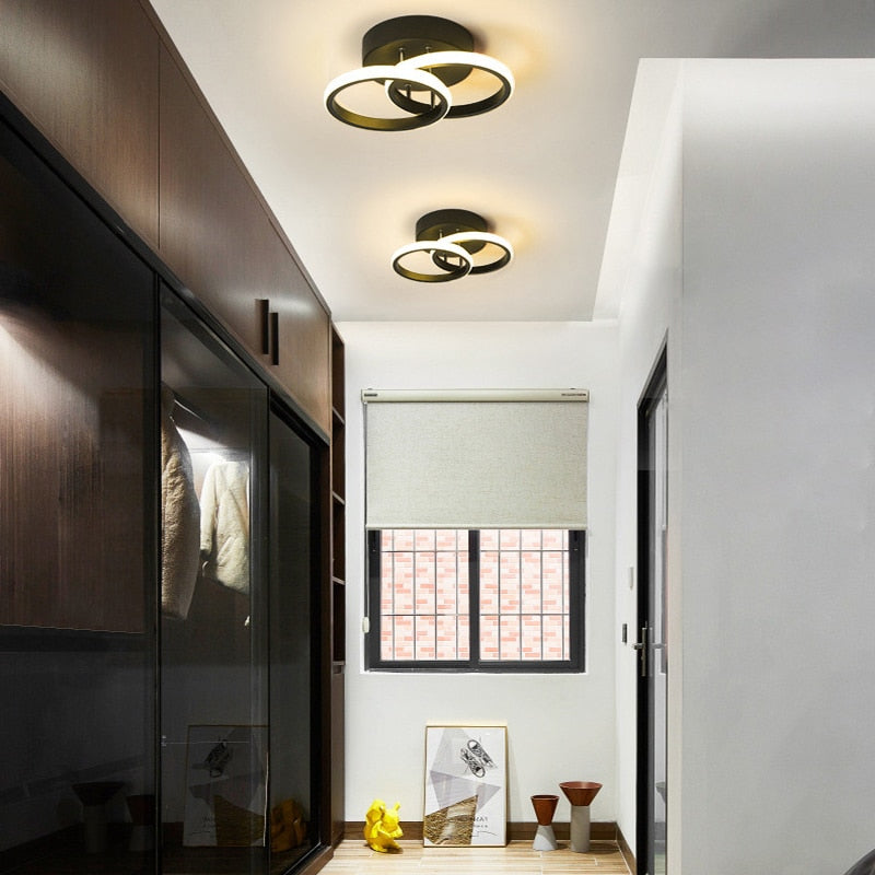 Lustre Moderno em LED para Sala de Estar - Iluminação Elegante e Eficiente