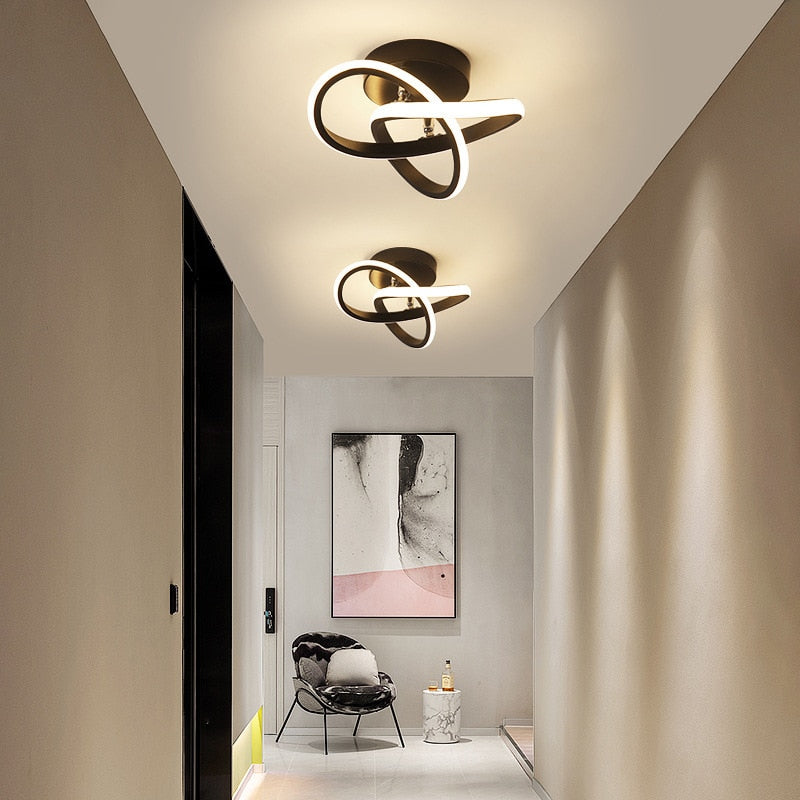 Lustre Moderno em LED para Sala de Estar - Iluminação Elegante e Eficiente
