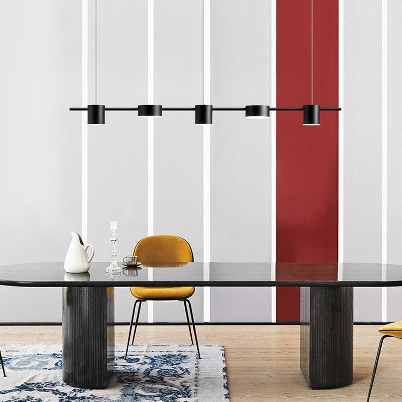 Lustre Moderno para Sala de Jantar Montreal - Iluminação Elegante e Sofisticada