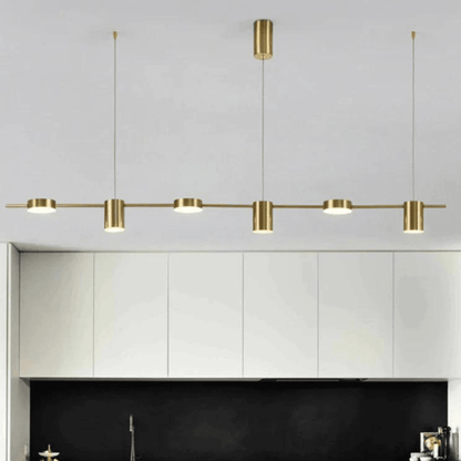 Lustre Moderno para Sala de Jantar Montreal - Iluminação Elegante e Sofisticada